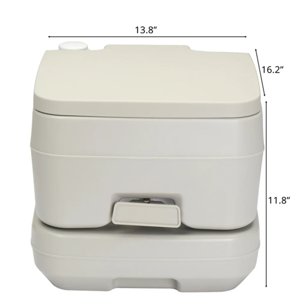 Outdoor Portable Camping Toilet for Travel Boating and Caravan Use Mobile Removable Flush Toilet for Elderly and Pregnant Women
