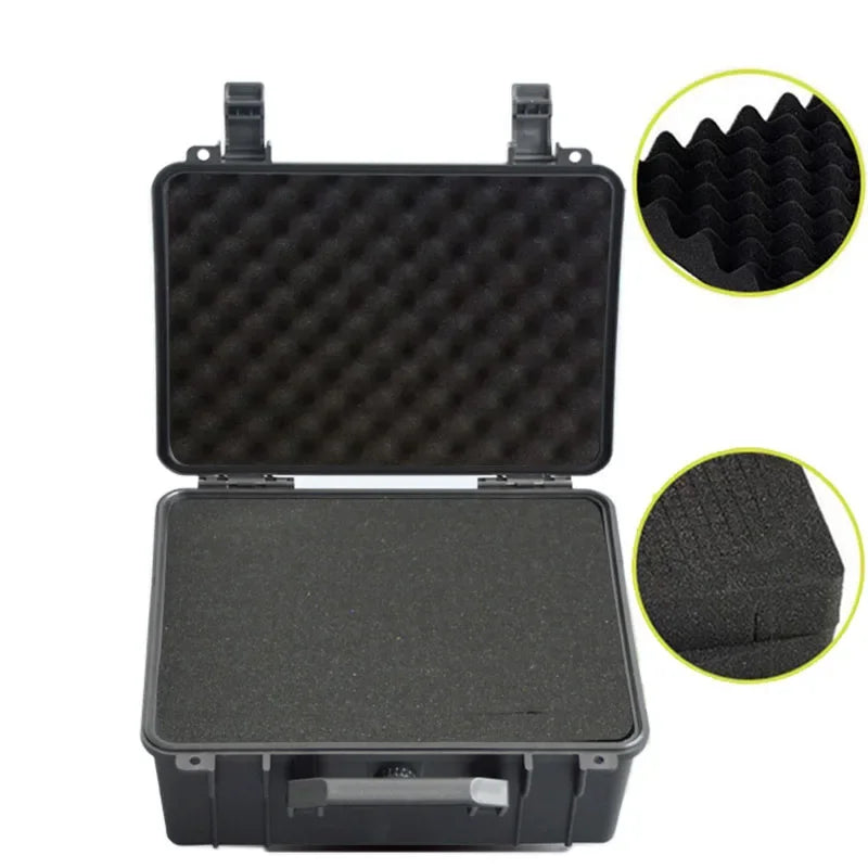 280x240x130mm Toolbox Safety Protector Box Organizer Hardware Storage Tool Case Impact Resistant Equipment Instrument Box Set