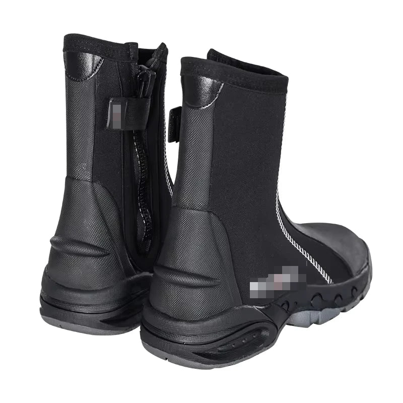 5mm Neoprene Dive Boots Wetsuit Side Zipper Men Women Snorkeling Scuba Diving Shoes Boots Water Sports Accessories Wet suit Kite