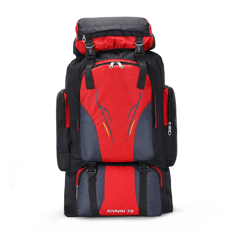 High Capacity 70L Hiking Backpack for Men and Women Waterproof Camping Travel Bag