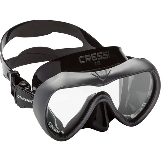 Cressi Anti-Fog Wide View Single Lens Scuba Diving and Freediving Masks A1