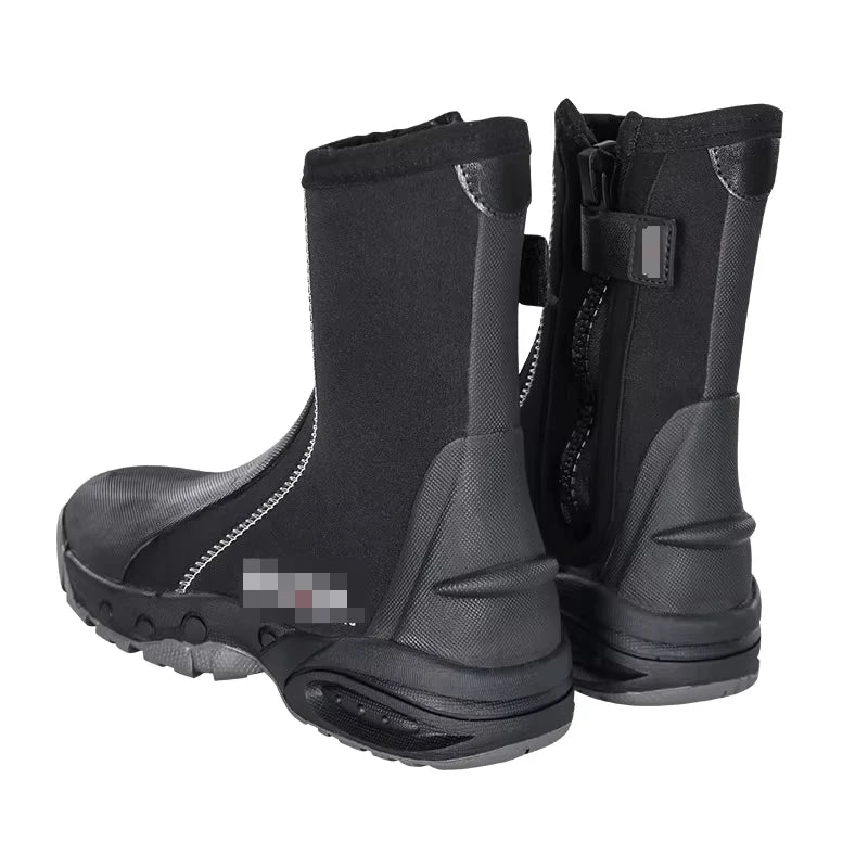 5mm Neoprene Dive Boots Wetsuit Side Zipper Men Women Snorkeling Scuba Diving Shoes Boots Water Sports Accessories Wet suit Kite