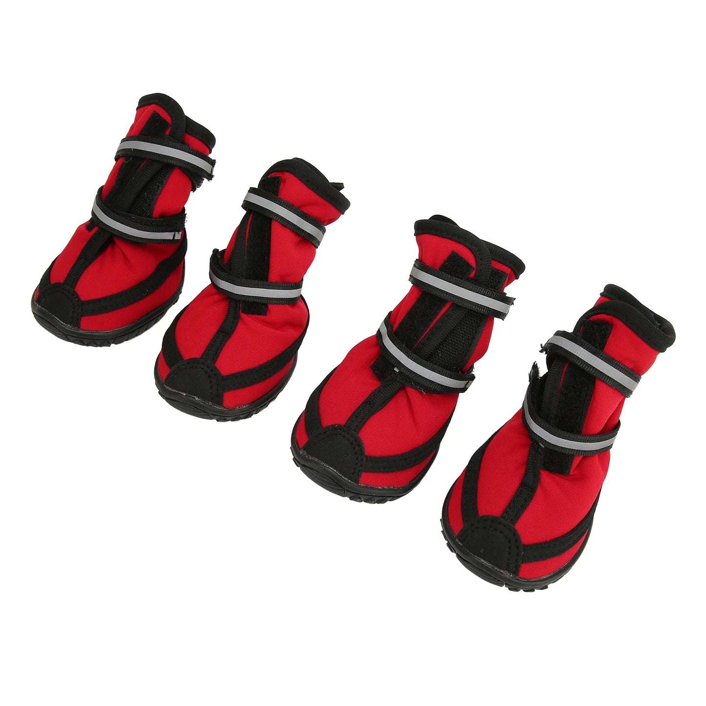 Dog Hiking Shoes with Strong Slip Resistant Sole Summer Breathable Adjustable Reflective Pet Paw Protectors Size M