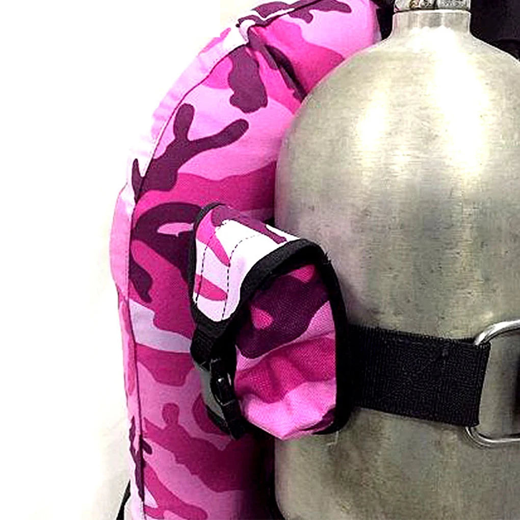 Scuba Weight Pocket Nylon Dive Weights Pockets Universal Fit Solid Belt Bag Snorkeling Outdoor Water Land Camouflage