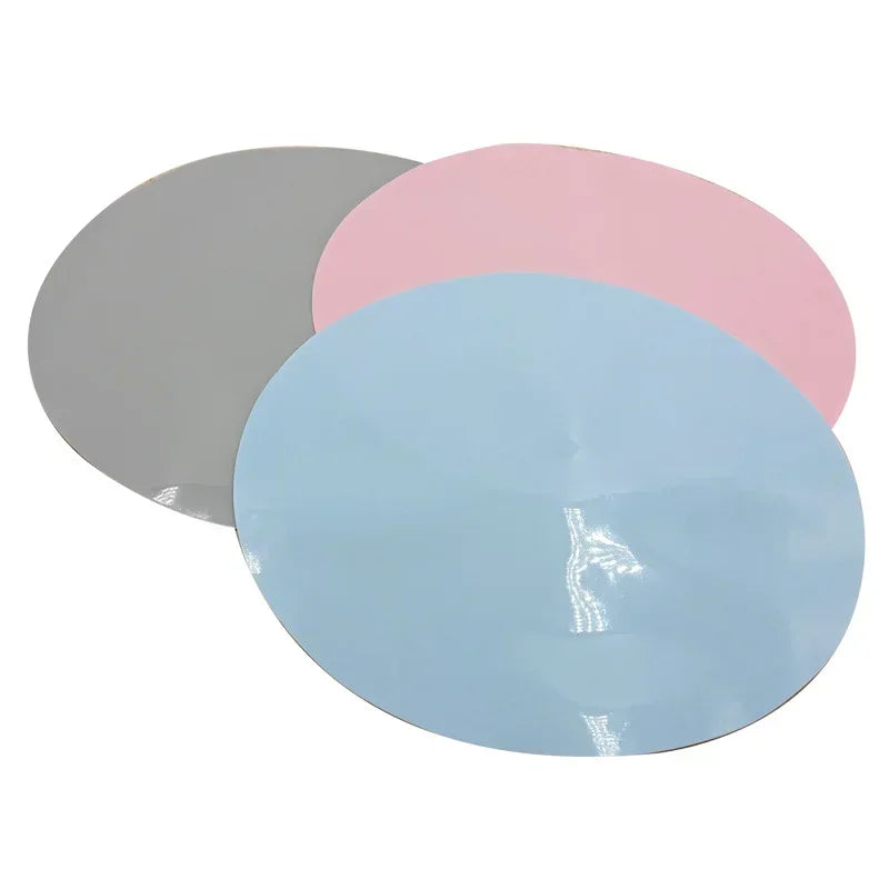 Mat Spill-proof Pet Bowl Silicone Supplies Feeding Anti-Slip Cat Shaped Fountain Feeder Round Accessories Dog For Drinking