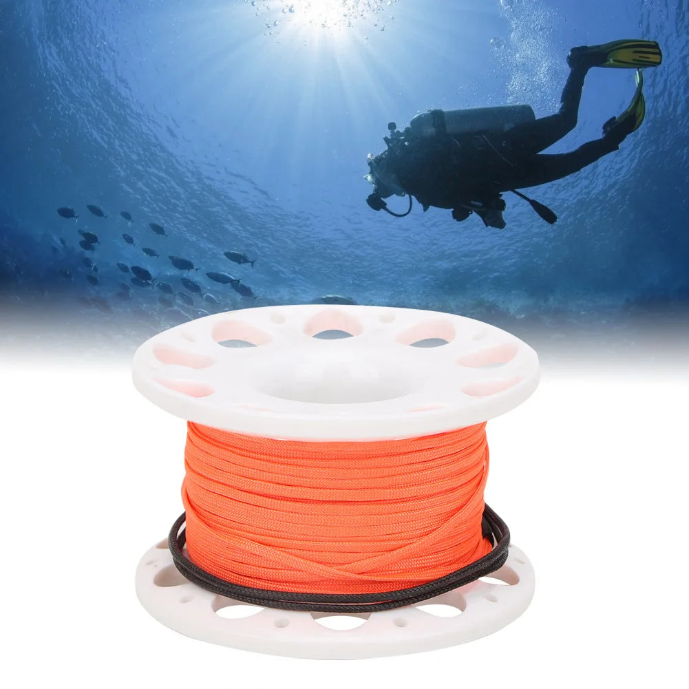 Underwater Accessory 30m 4 Colors Plastic Diving Finger Spool