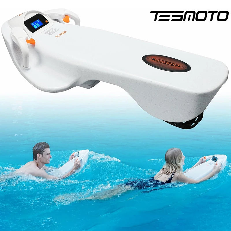 TESMOTO-Electric Kickboard for Men and Women, Electric Surfboard, 40-80 Minutes Playtime, Water Sports Bodyboard, Swimming Pool