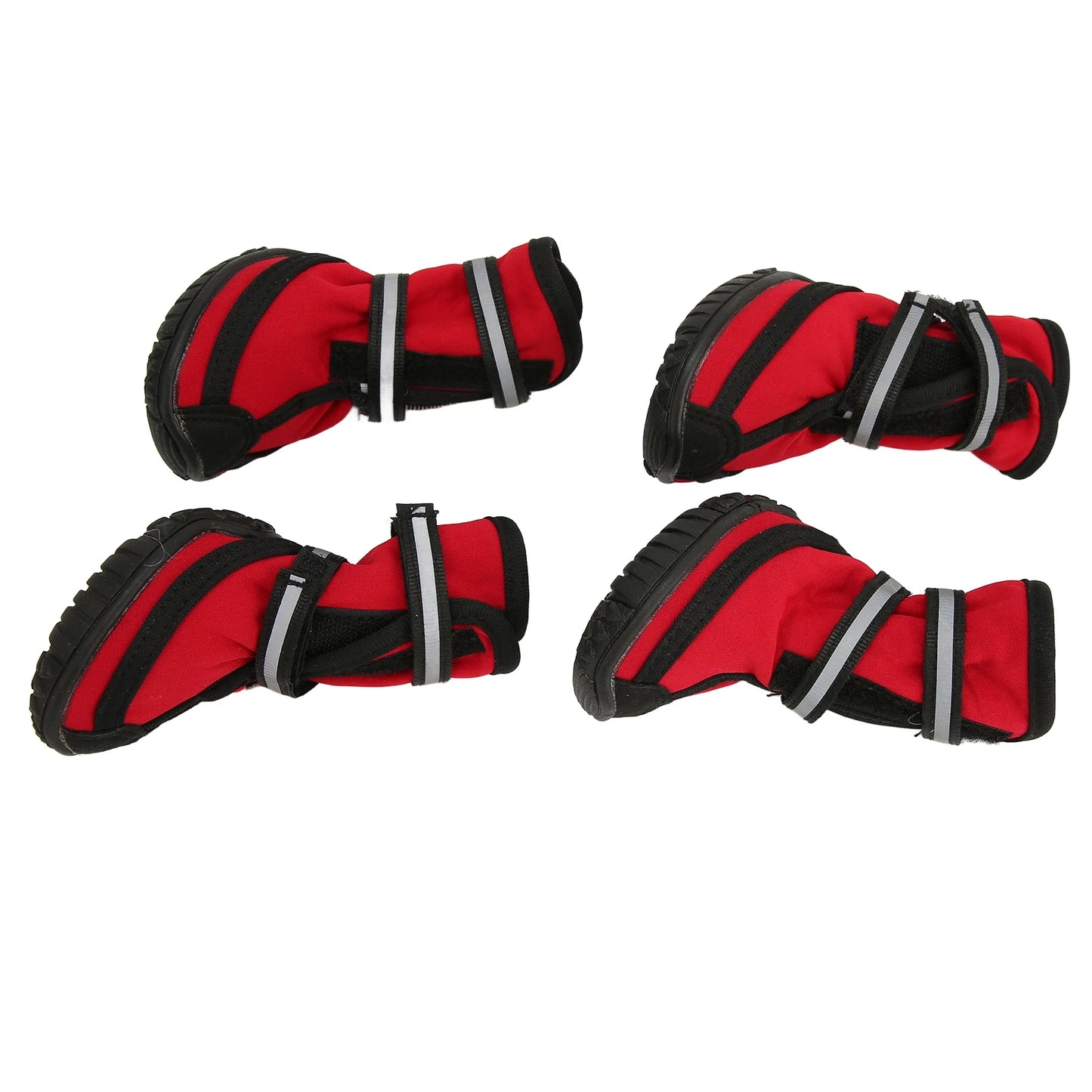 Dog Hiking Shoes with Strong Slip Resistant Sole Summer Breathable Adjustable Reflective Pet Paw Protectors Size M