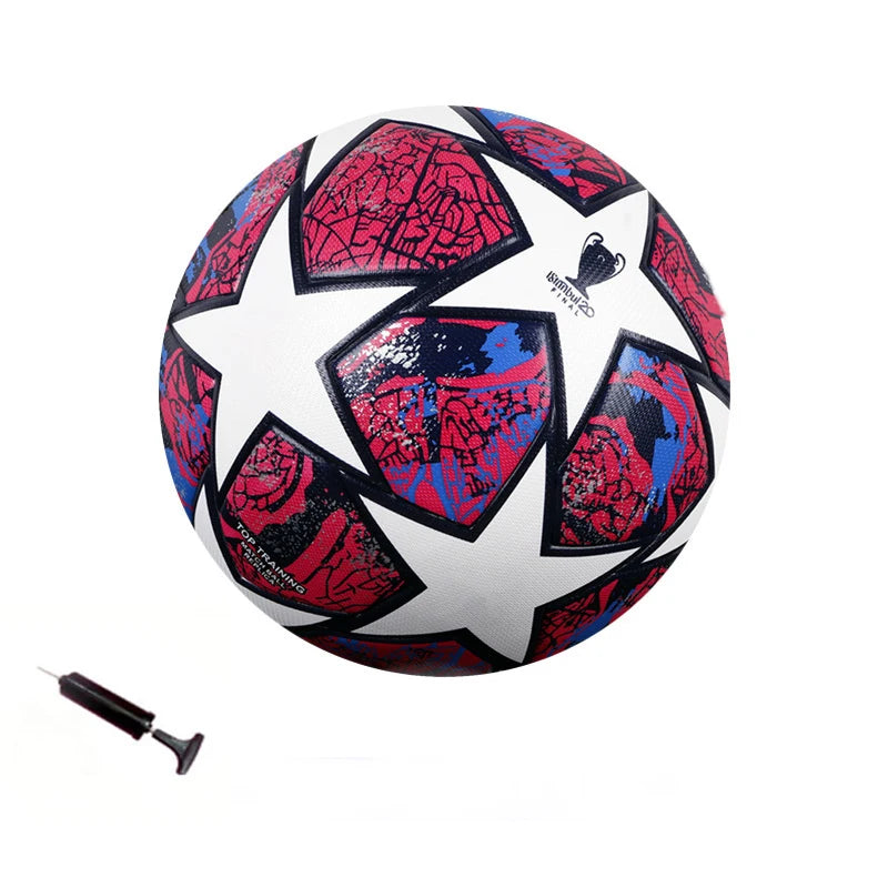 1 Piece Size 5 Soccer Ball Durable Soft PU Outdoor Football for Training and Group Games