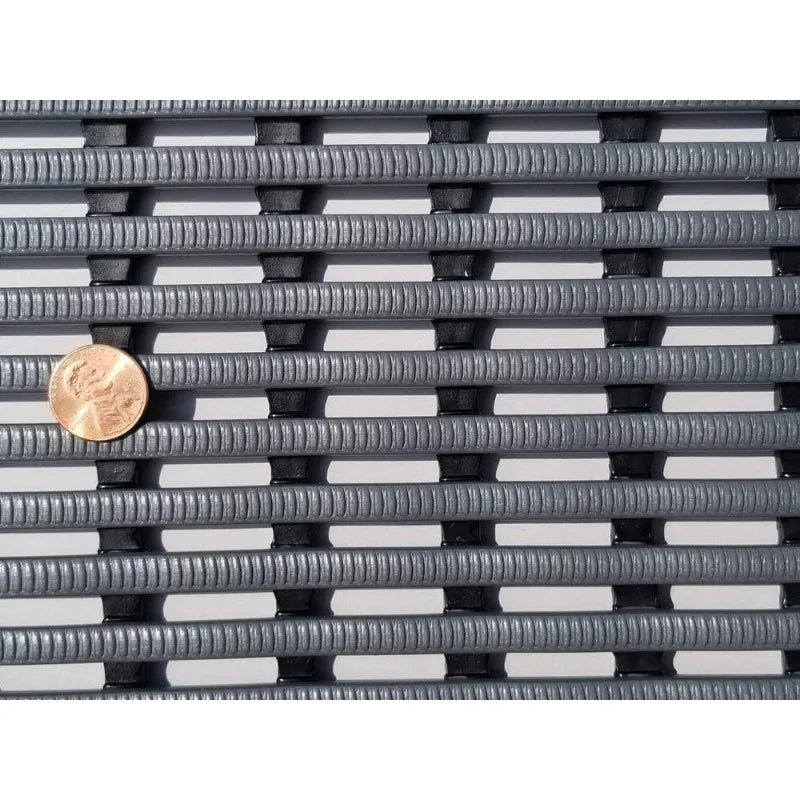 VinGrate Mat Wet Area Floor Matting for Swimming Pool Shower，Locker Room Bathroom Sauna SPA 4-Way Water Drain Indoor