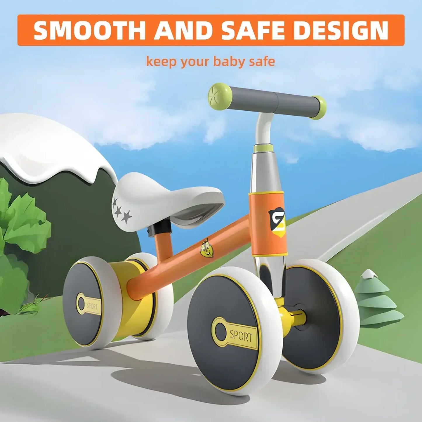 Baby Balance Bike Toys for 1 Year Old Boy Gifts Toddler Ride On Toys for Boys and Girls