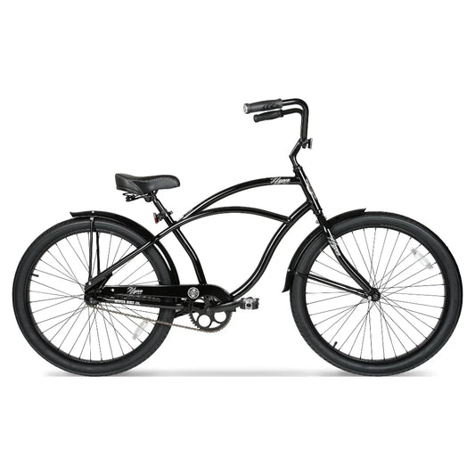 26 Inch Bicycle Men's Beach Cruiser Bike Adult Black
