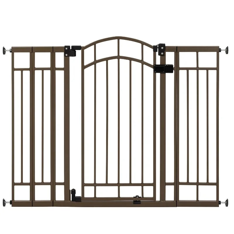 Multi-Use Decorative Extra Tall Safety Pet and Baby Gate, 28.5'-48' Wide, 36' Tall,Pressure or Hardware Mounted