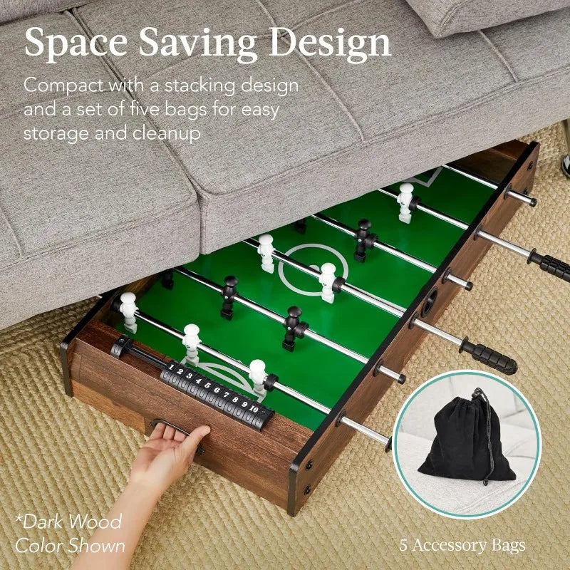 Best Choice Products 11 in 1 Combo Game Table Set for Home and Game Room with Ping Pong and 5 Accessory Bags Light Wood
