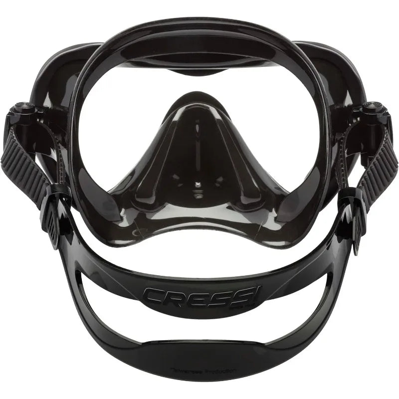 Cressi Anti-Fog Wide View Single Lens Scuba Diving and Freediving Masks A1