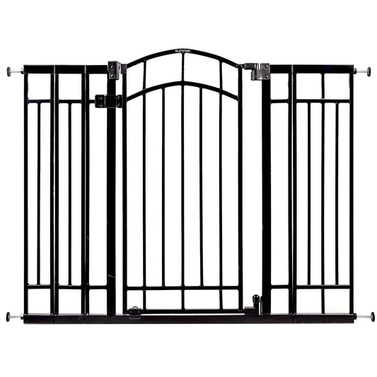 Multi-Use Decorative Extra Tall Safety Pet and Baby Gate, 28.5'-48' Wide, 36' Tall,Pressure or Hardware Mounted
