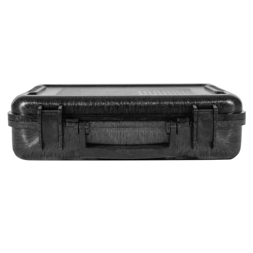 Max-Ops Black Hard Sided Handgun Case TSA Approved All Weather Design 3.5 x 11.5 x 9.5 Inches