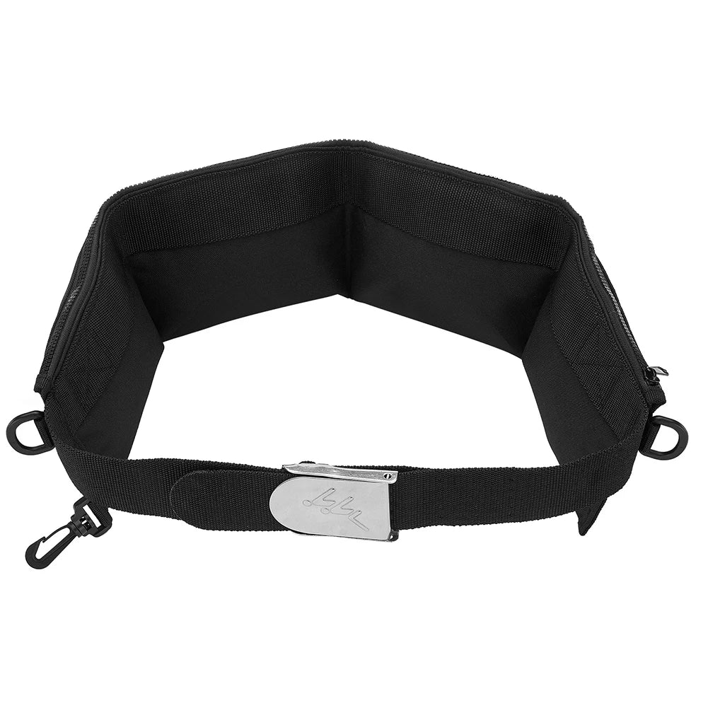 Scuba Diving Weight Belt Portable Snorkeling Diving Weight Belt Bag with Pocket Quick Drying Waist Hanging Swimming Accessories