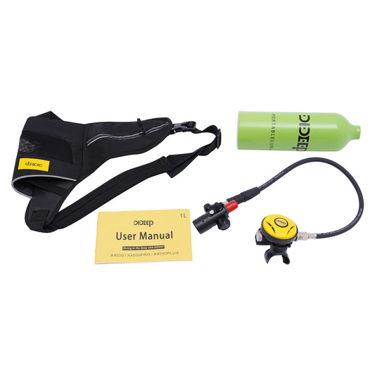 Mini Scuba Tank Refillable Oxygen Cylinder 1L Capacity Diving
