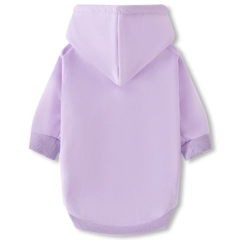 Wholesale  Pet Dog Clothes Luxury Cotton Small Medium Large Big  Plain Winter Warm Pet Dog Clothes Hoodie for Dogs