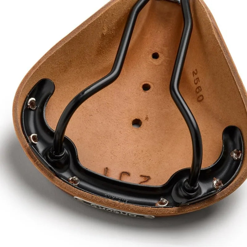 Brooks England B17 Leather Bike Saddle Supremely Comfortable for Long Distance Touring and Road Riding