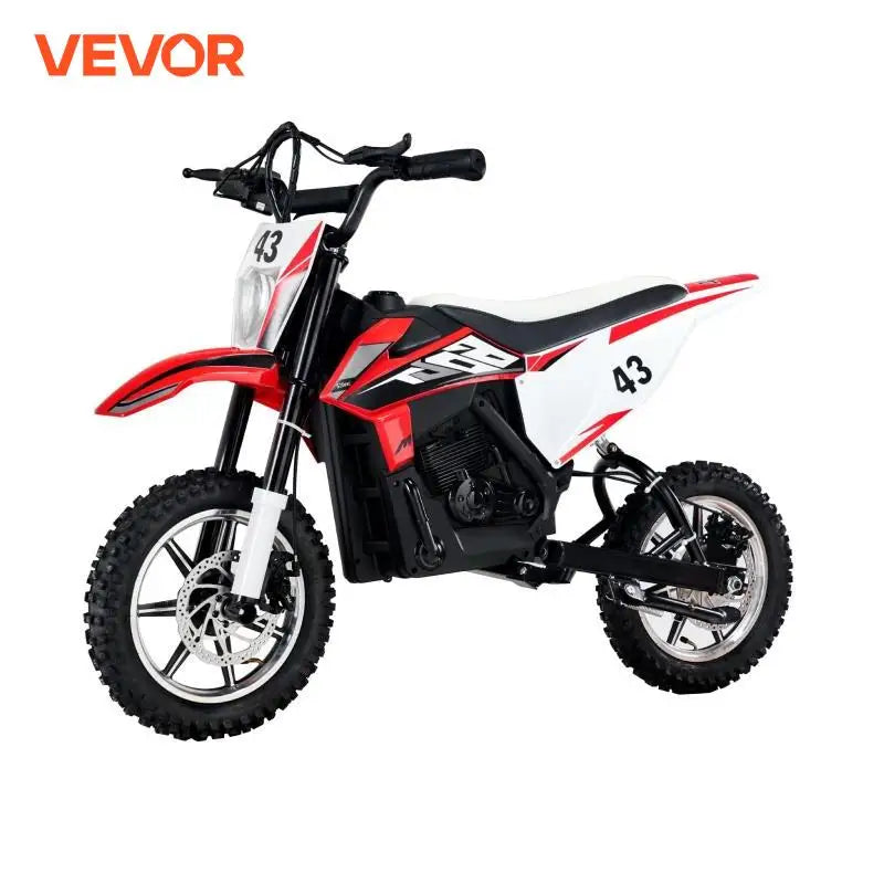 VEVOR 36V Kids Ride On Motorcycle with Speed Up to 15.5mph LED Light Battery Gauge Electric Motorcycle Toys for Children Boys