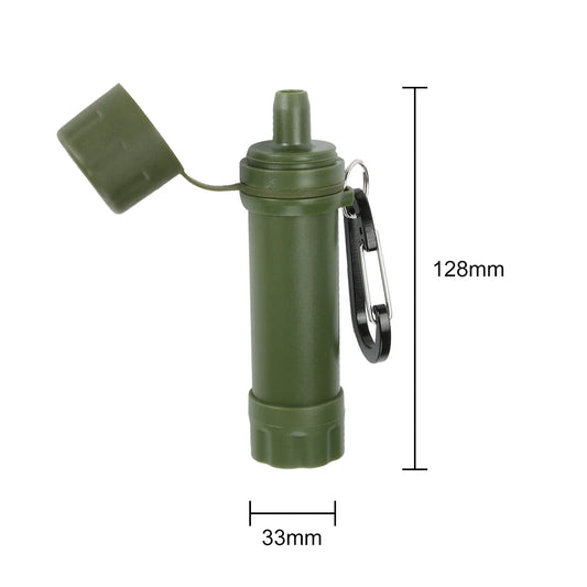 Camping Water Purifier Mini Filter Straw Set for Survival