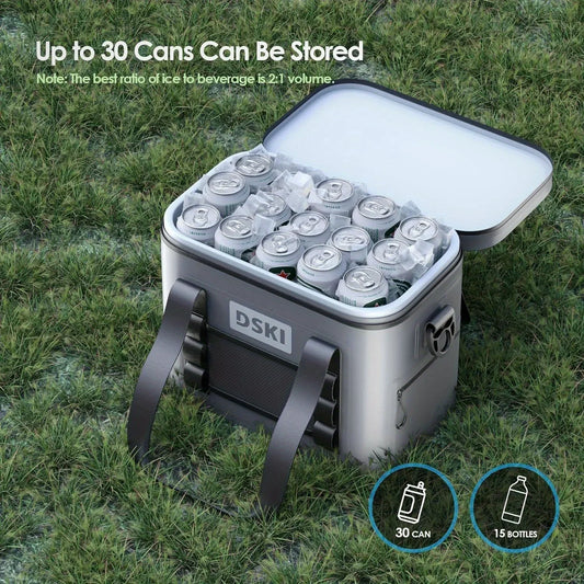 Foldable Leak Proof Multi-Purpose Cooler Bag for Beach Camping Fishing and Lunch