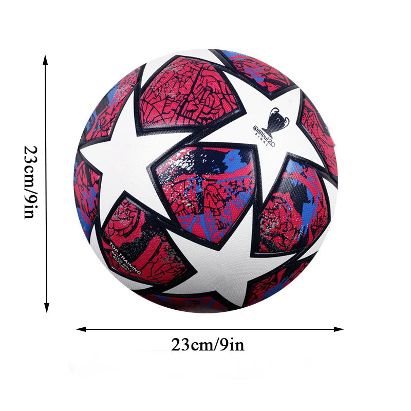 1 Piece Size 5 Soccer Ball Durable Soft PU Outdoor Football for Training and Group Games