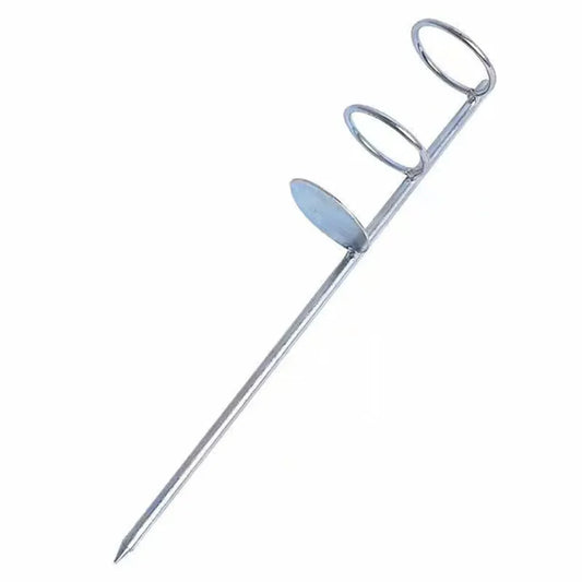 30 to 40cm Double Rings Single Fork Fishing Rod Holder for Bank Fishing Ground Bracket Fishing Tools Outdoor