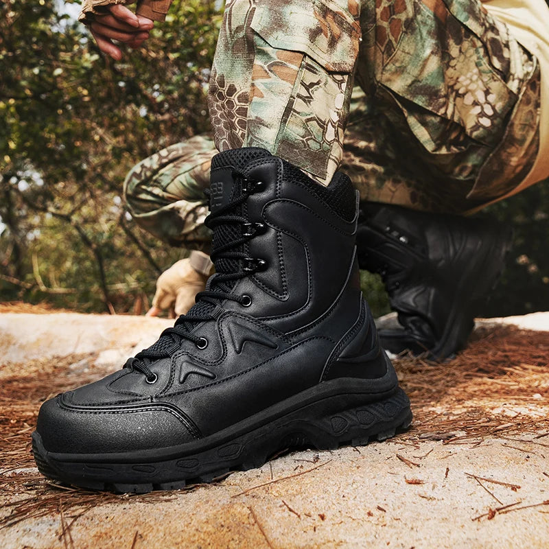 Men's Hiking Boots Outdoor Combat Walking Tactical Casual Boots