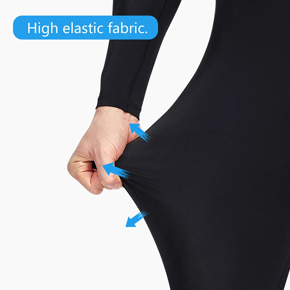 Men's Long Sleeve Diving Skin Suit Sunscreen Snorkeling Surfing Wetsuit Cold Proof Anti Scratch Breathable Outdoor Gear