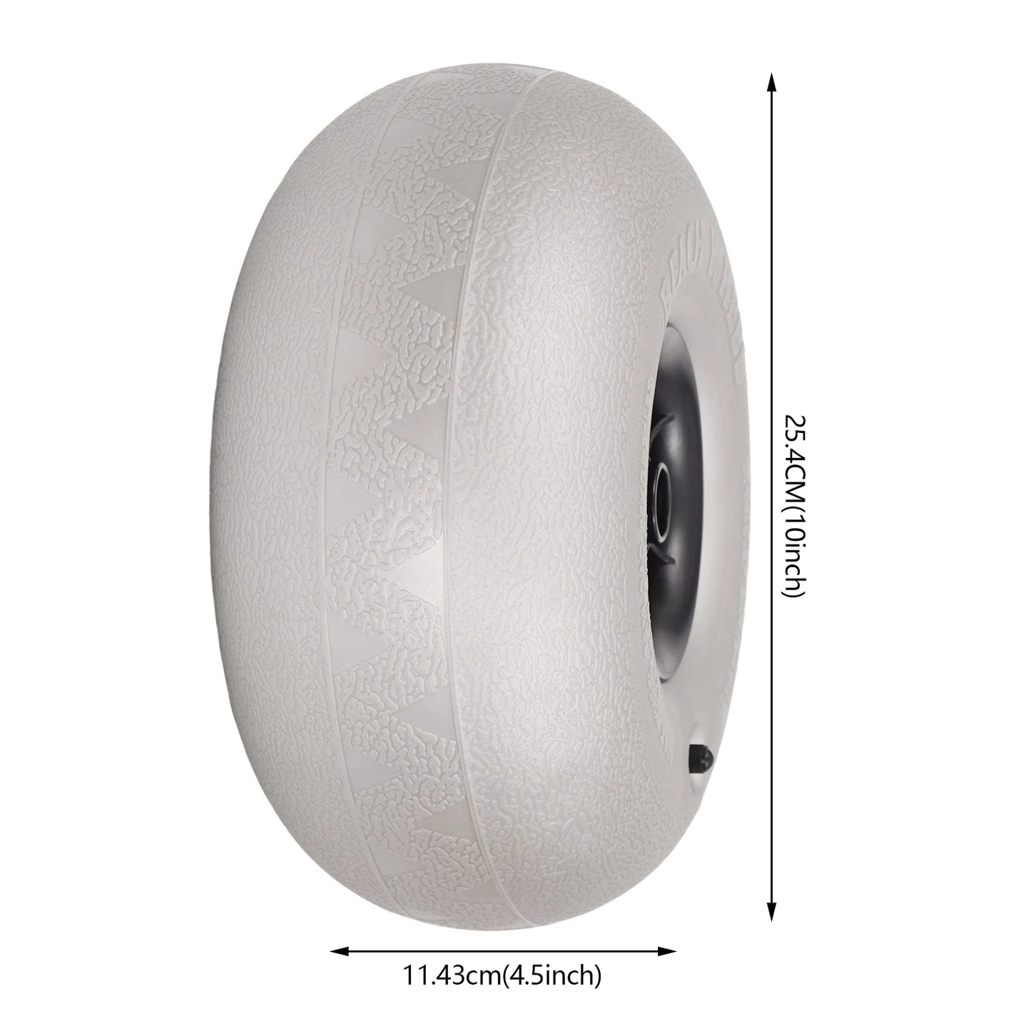 10in Beach Balloon Wheels 2pc Pvc Sand Tires For Kayak Dolly Inflatable Wheel Replacement Beach Wheels