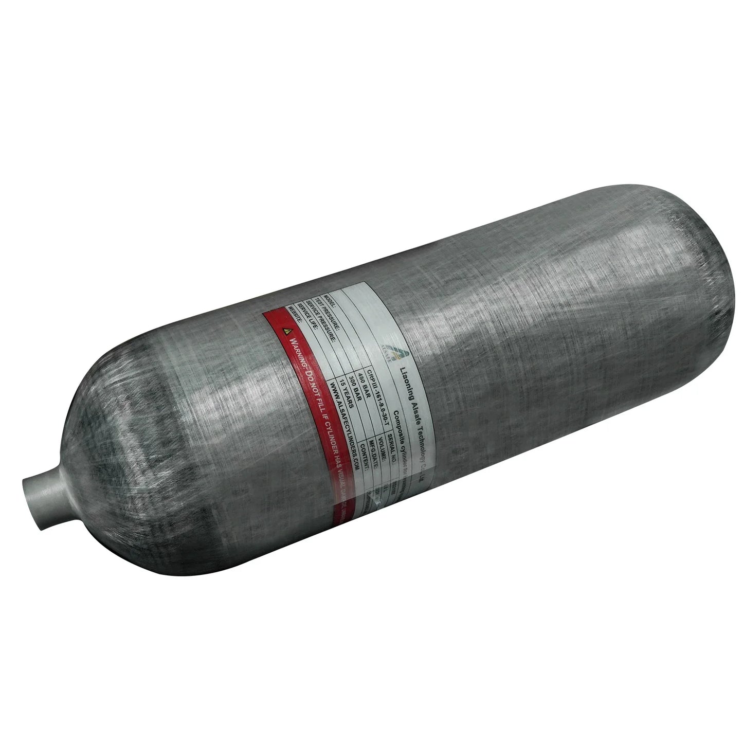 TUXING 4500PSI 300Bar 9L Carbon Fiber Diving Cylinder High Pressure Large Capacity Swimmer Equipment