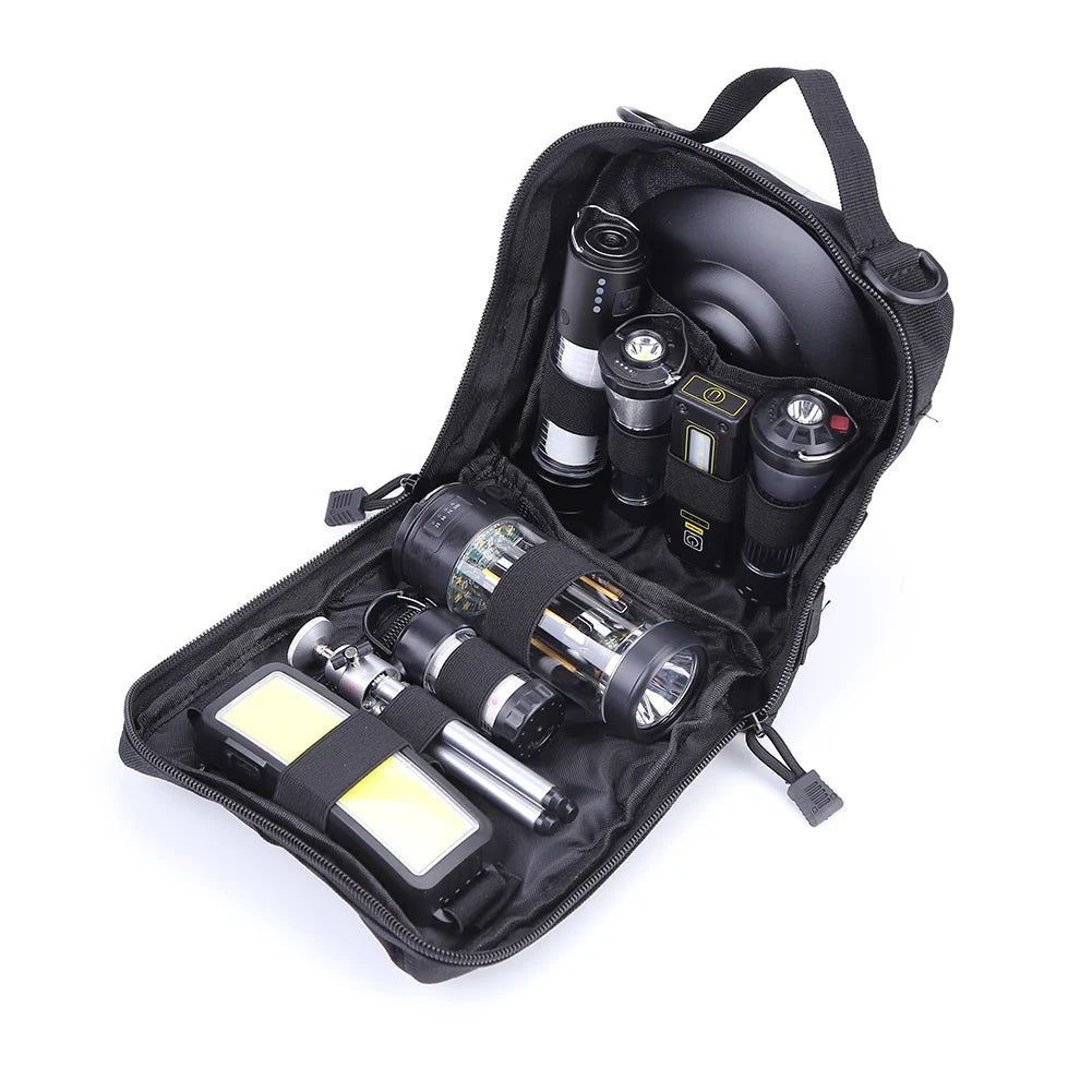 Lighthouse Camping Light Storage Bag Large Capacity Portable