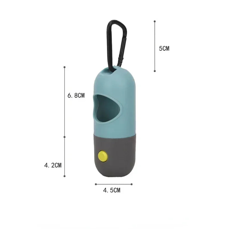Bags Poop Pets Set Poop Dispensers Waste Dispenser Holder Dog light Dogs Clean Degradable Bag Trash LED Accessories Bags