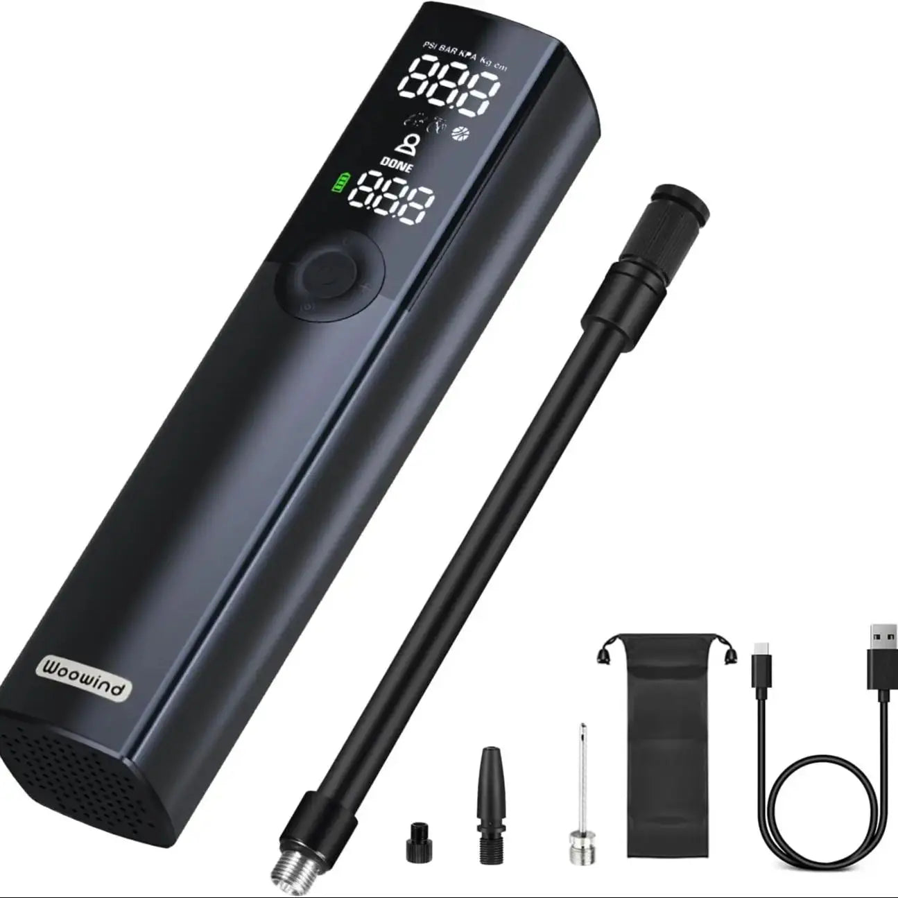 Woowind BP188 Bike Pump The Pro Electric Bicycle Pump