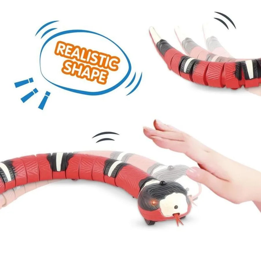 Automatic Cat Toys Eletronic Snake Interactive Toys Smart Sensing Snake Tease Toys For Cats Dogs Pet Kitten Toys Pet Accessorie