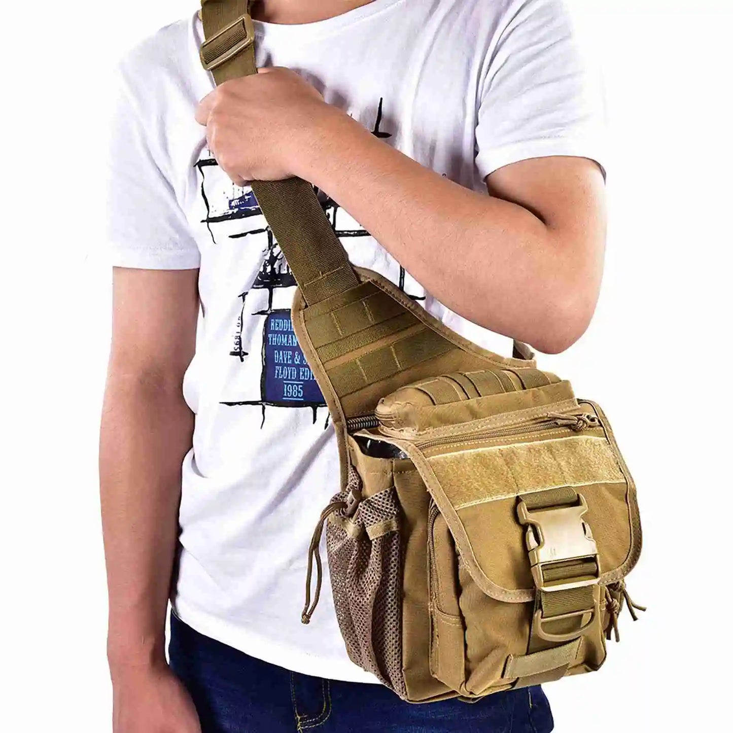 2025 New Men Military Chest Shoulder Bag Pack for Travel Hiking Outdoor Equipment
