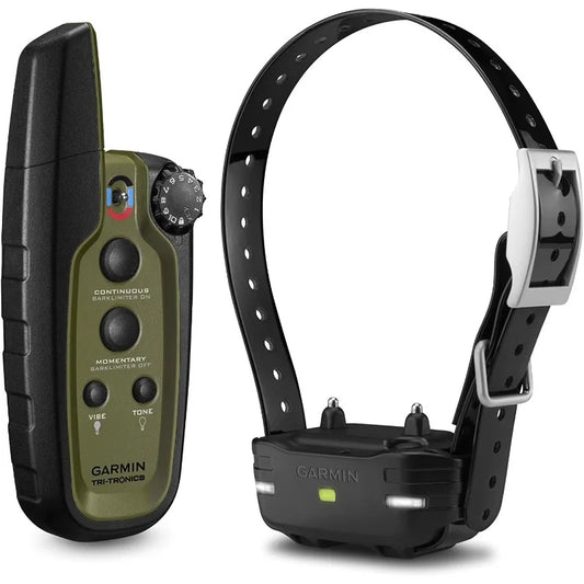 Garmin Sport PRO Bundle Dog Training Collar and Handheld One Handed Training for Up to Three Dogs Tone and Vibration Control