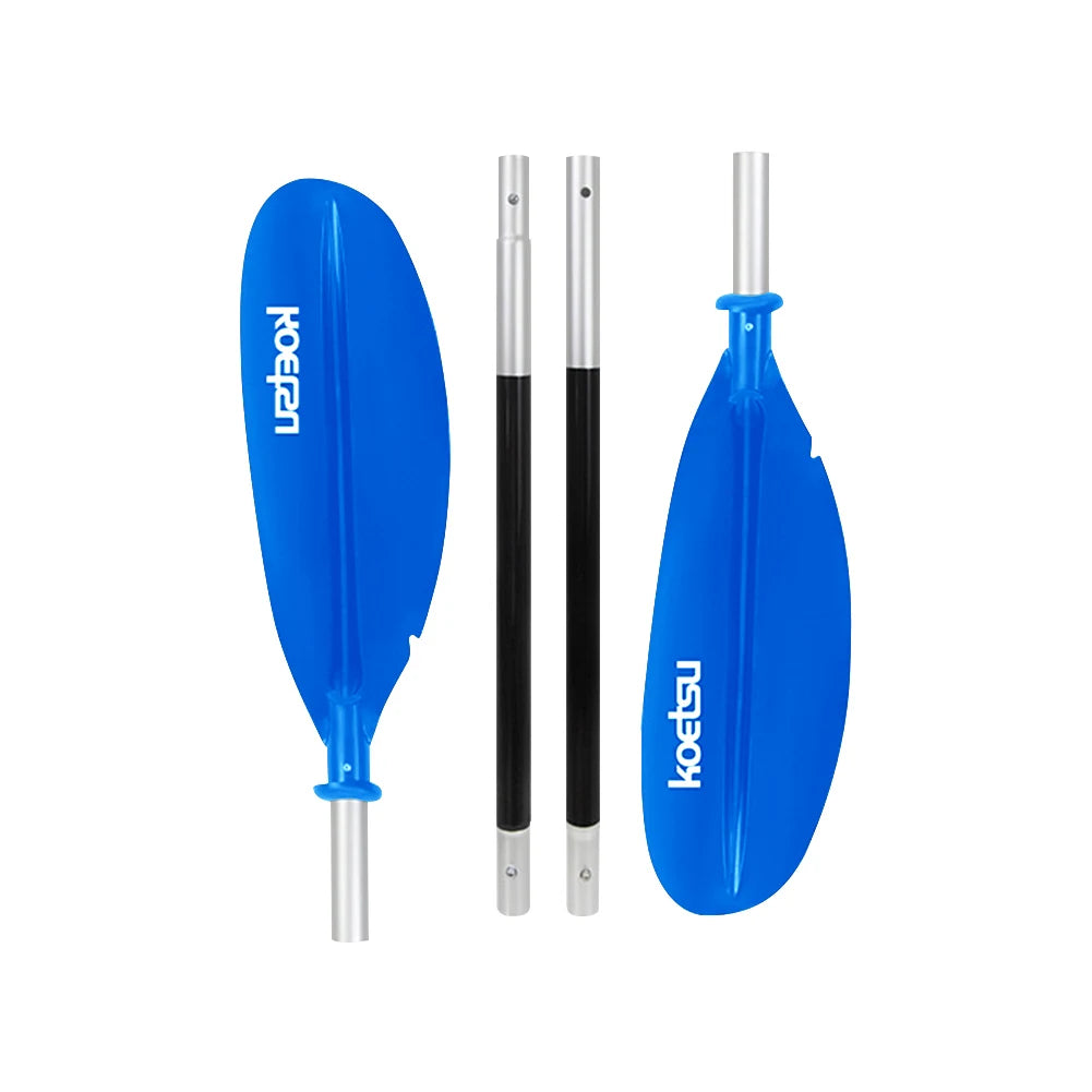 4-Piece Double-Head Surfpaddle Adjustable Floating Kayak Paddle Stand Up Paddleboard Paddles for Outdoor Water Sports