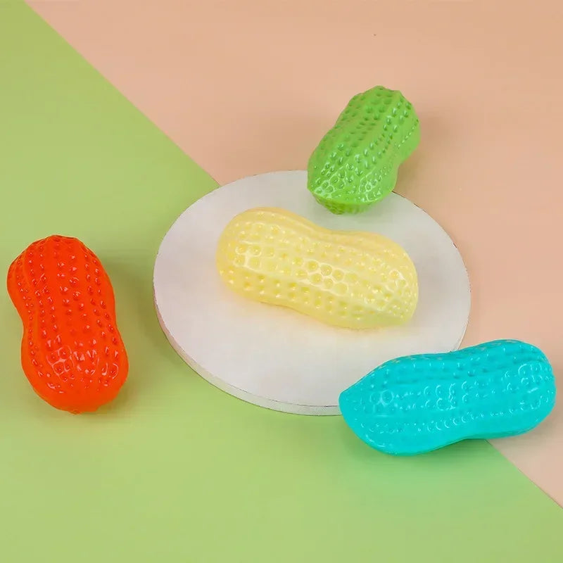 TPR Pet Dog Interactive Teeth Bite Toy Training Puzzle Supplies Peanut Stick Grinding Resistant